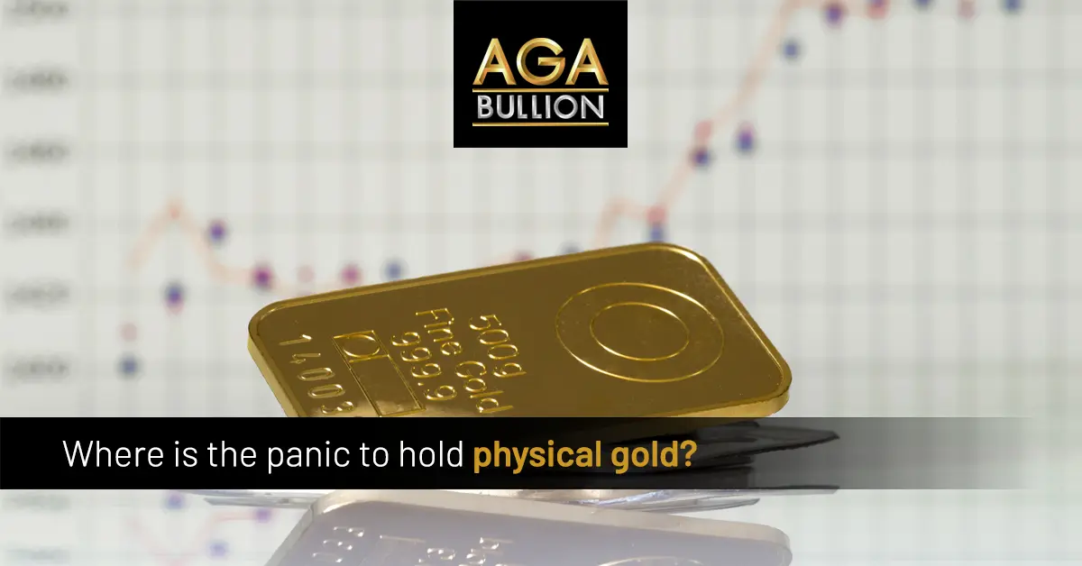 Where is the panic to hold physical gold?