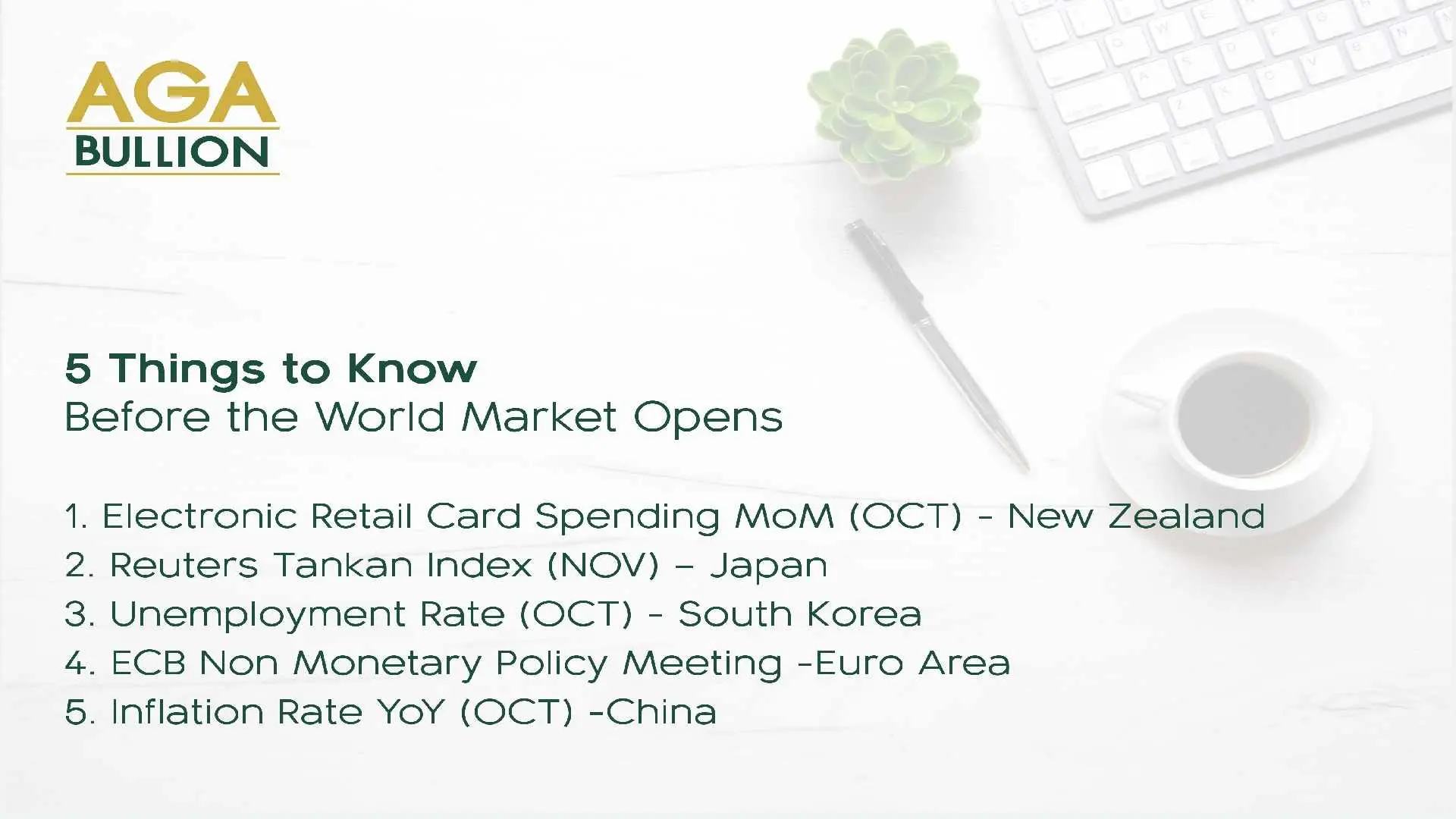 5 things to know before the World Market opens 9th November 2022
