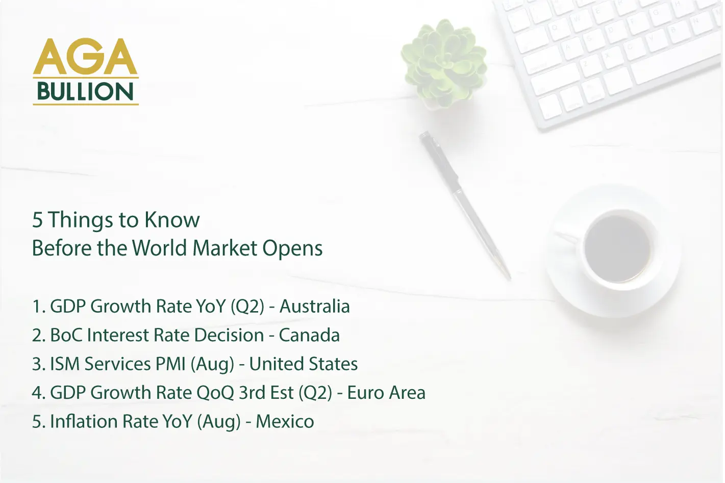5 things to know before the World Market opens 06 September 2023