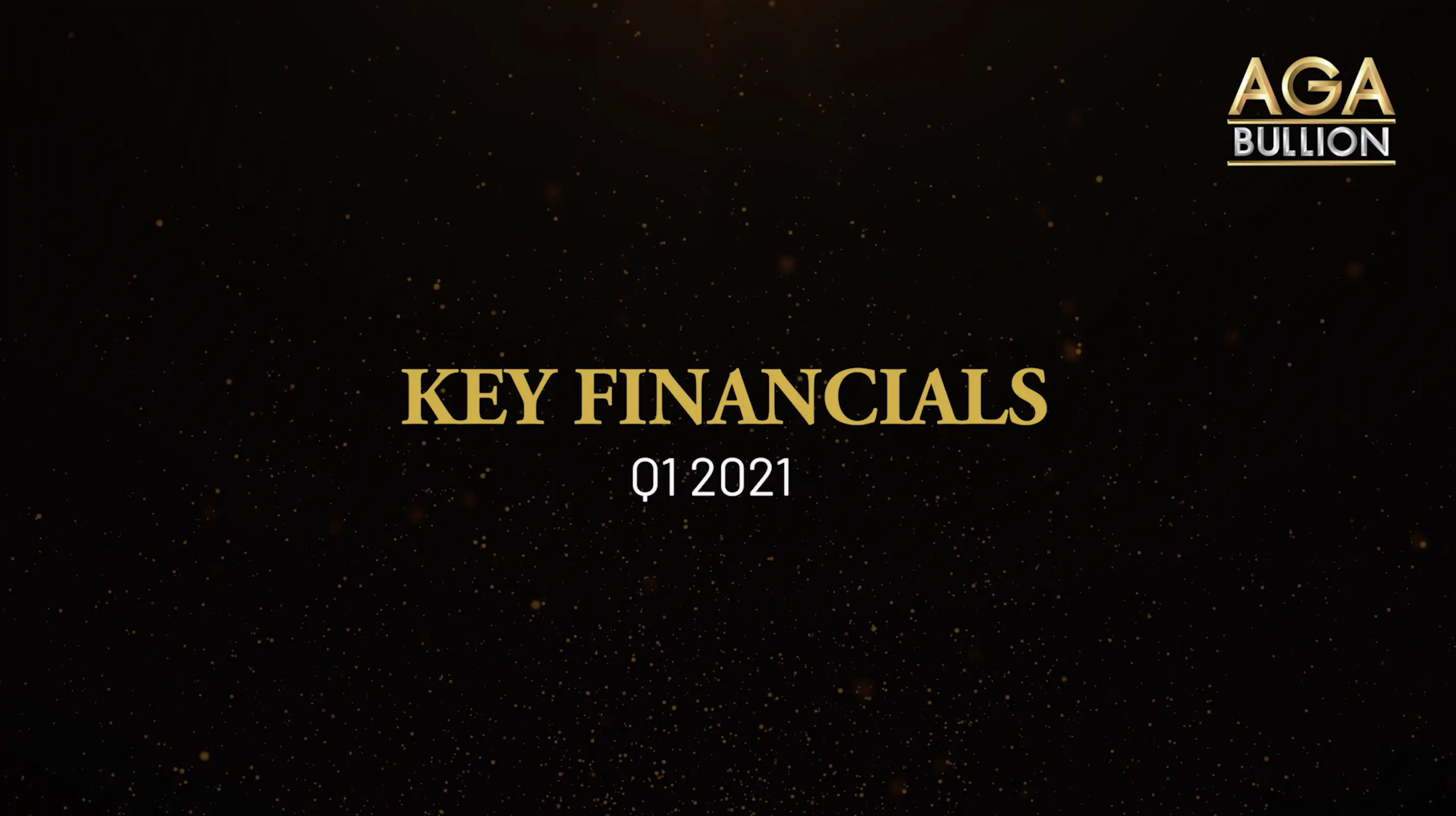 AgaBullion - Key Financials Q1 2021